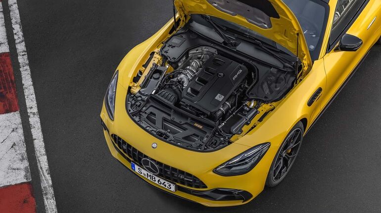 Новое купе Mercedes-AMG GT43 получило четырехцилиндровый мотор вместо V8 